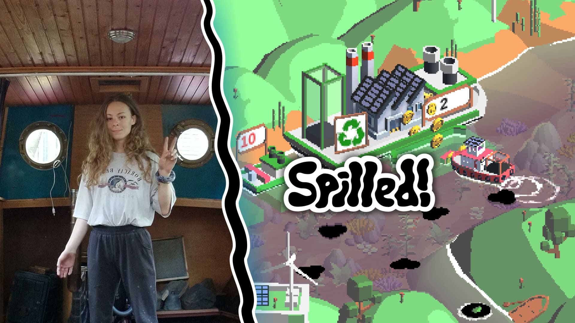 Una vita in barca: intervista a Lente, autrice di Spilled!