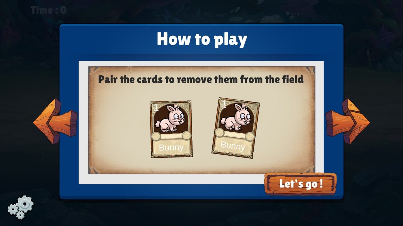 Memory Adventures in the Jungle gameplay