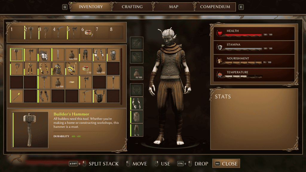 Smalland interface