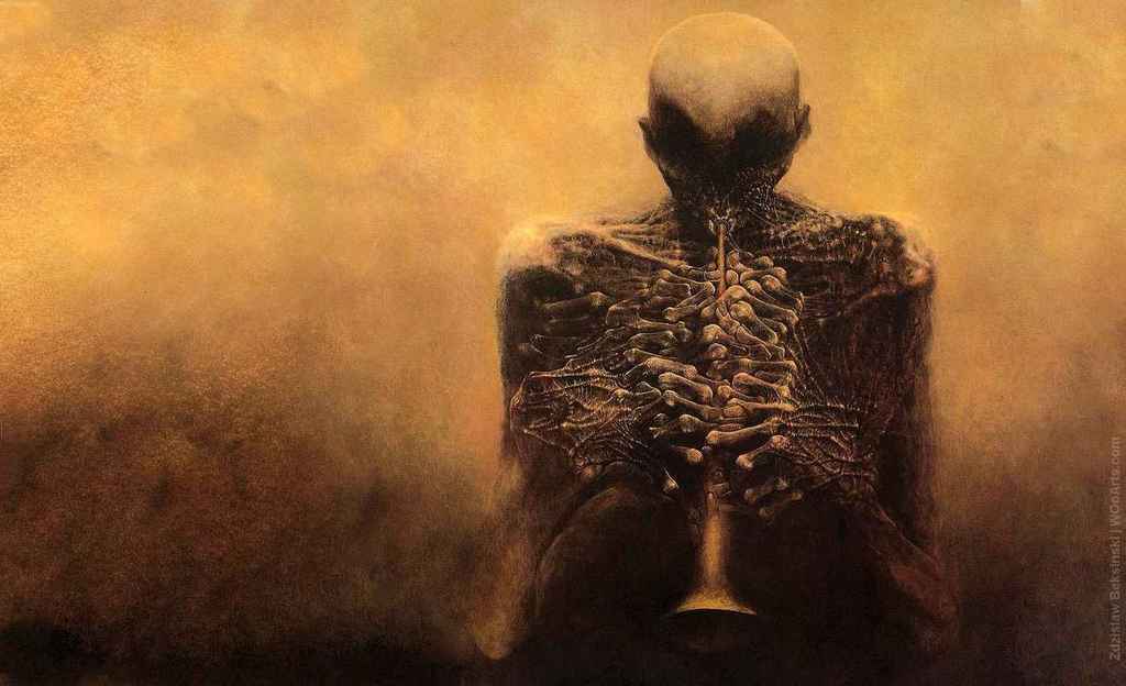 Zdzisław Beksiński's painting