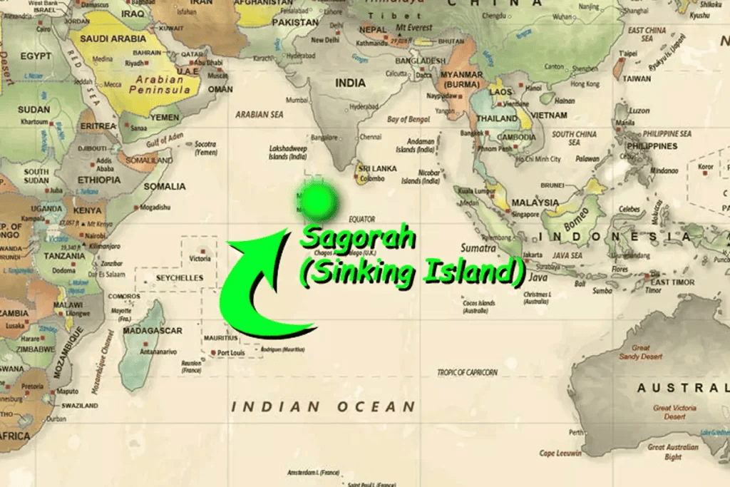 Sinking Island in reality