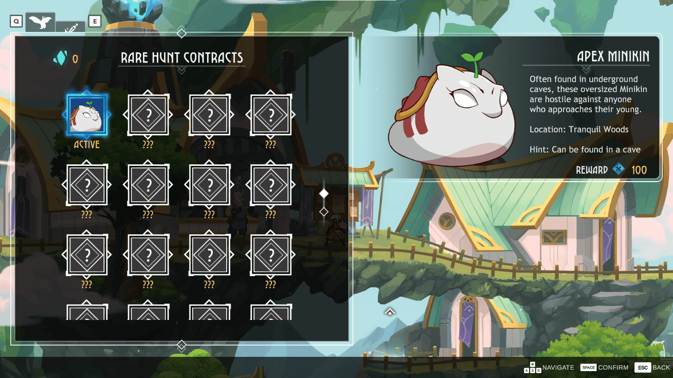 Hunt contract
