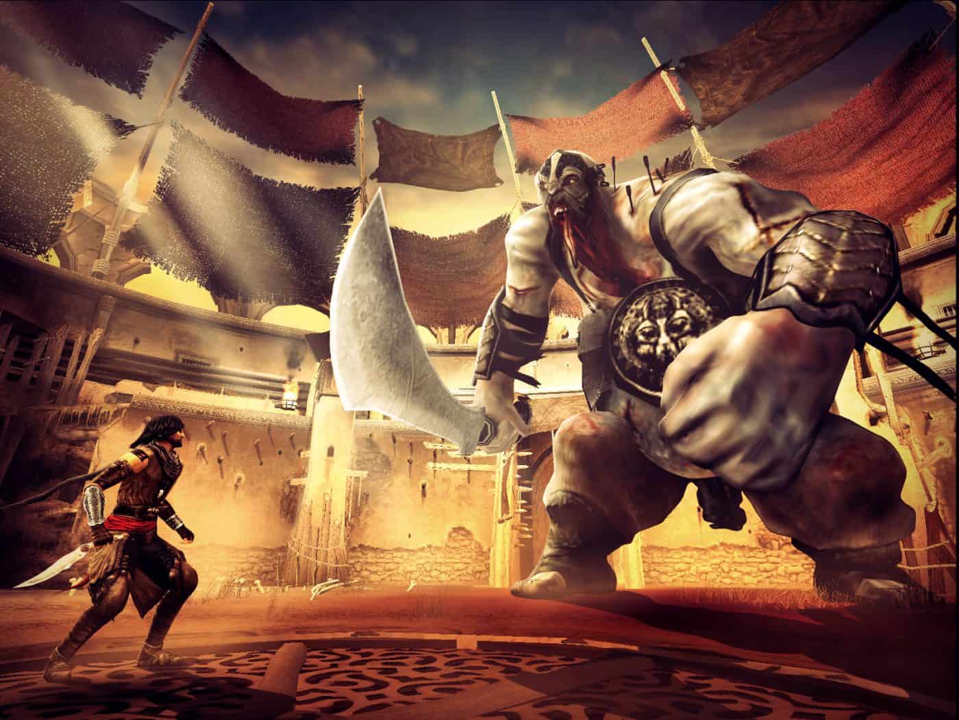 An iconic boss fight of Prince of Persia