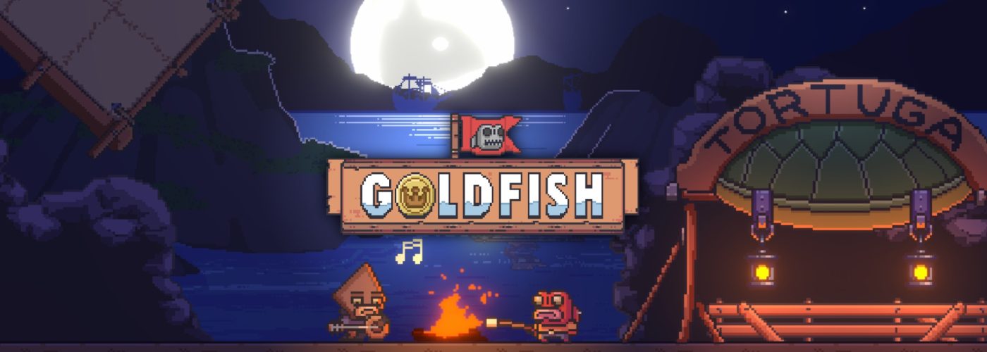 GOLDFISH è un esilarante e travolgente Metroidvania marino ambientato nel cuore di una stravagante isola pirata