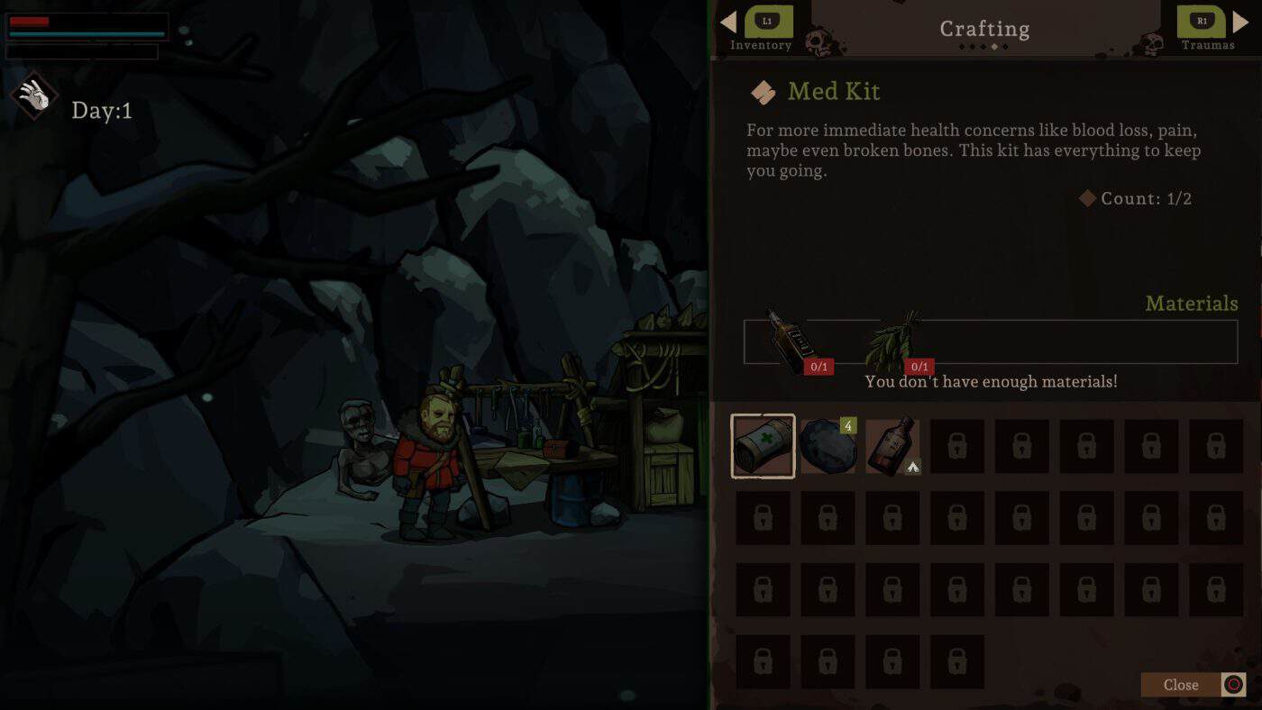 Edge of Sanity crafting