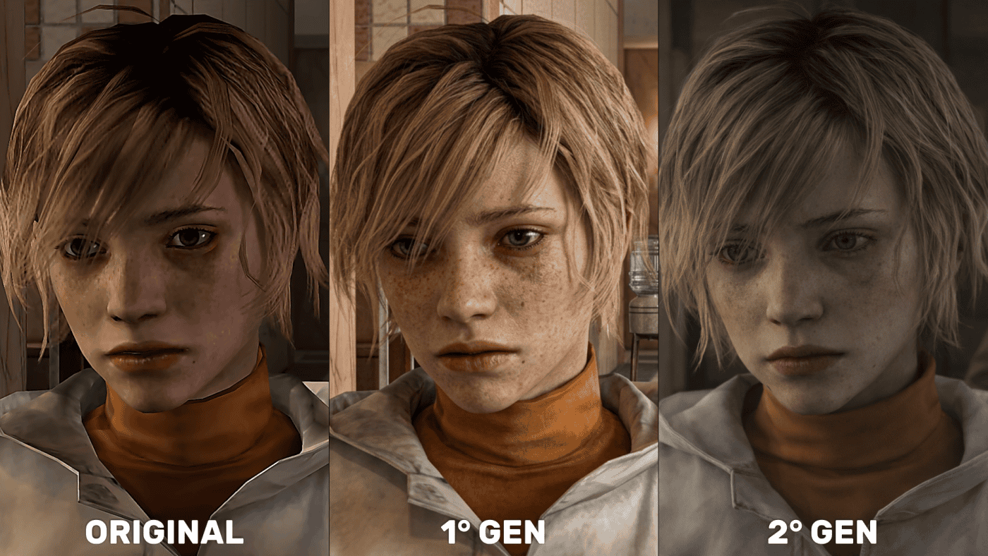 DLSS 5 concept: same input producing different visual outputs in generative rendering