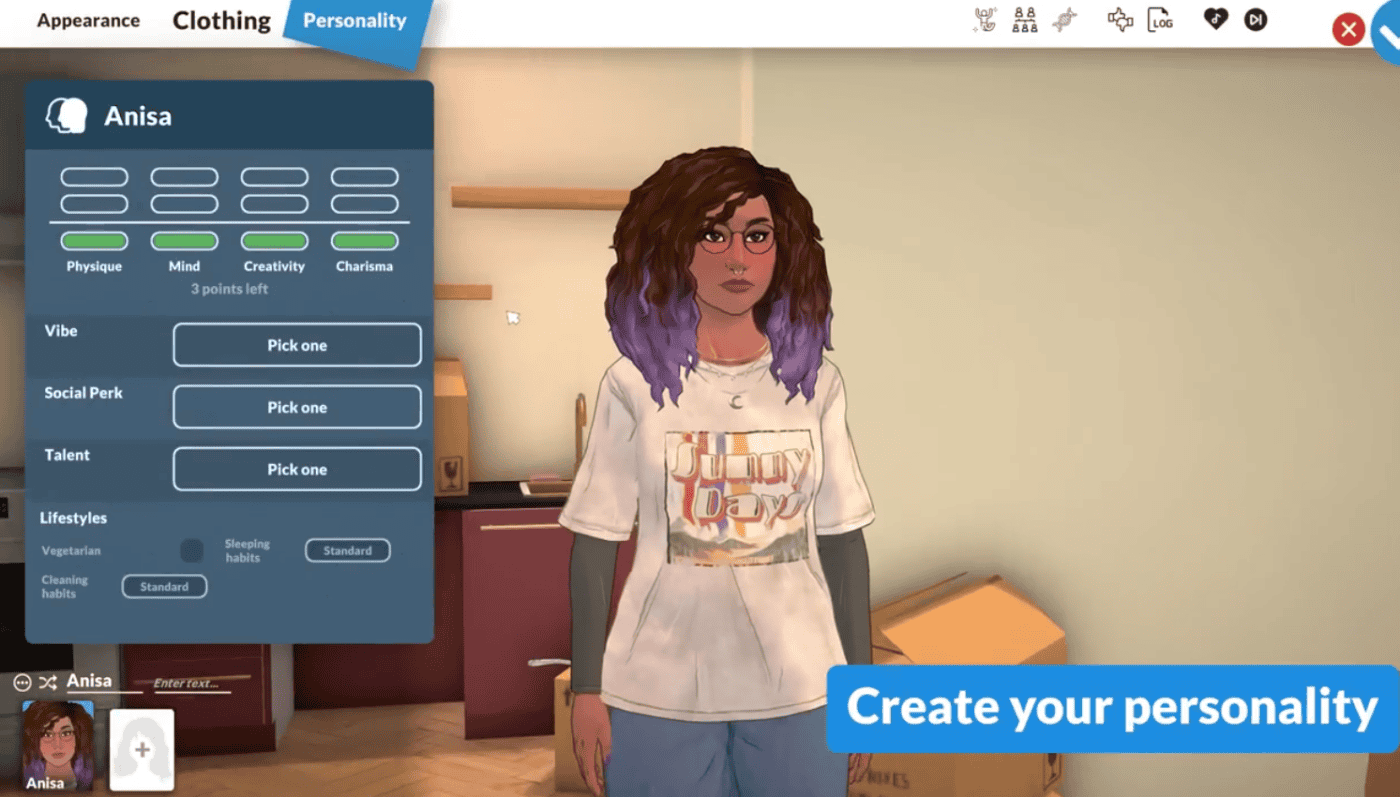 Paralives arrives in 2025 - Parafolks personalities