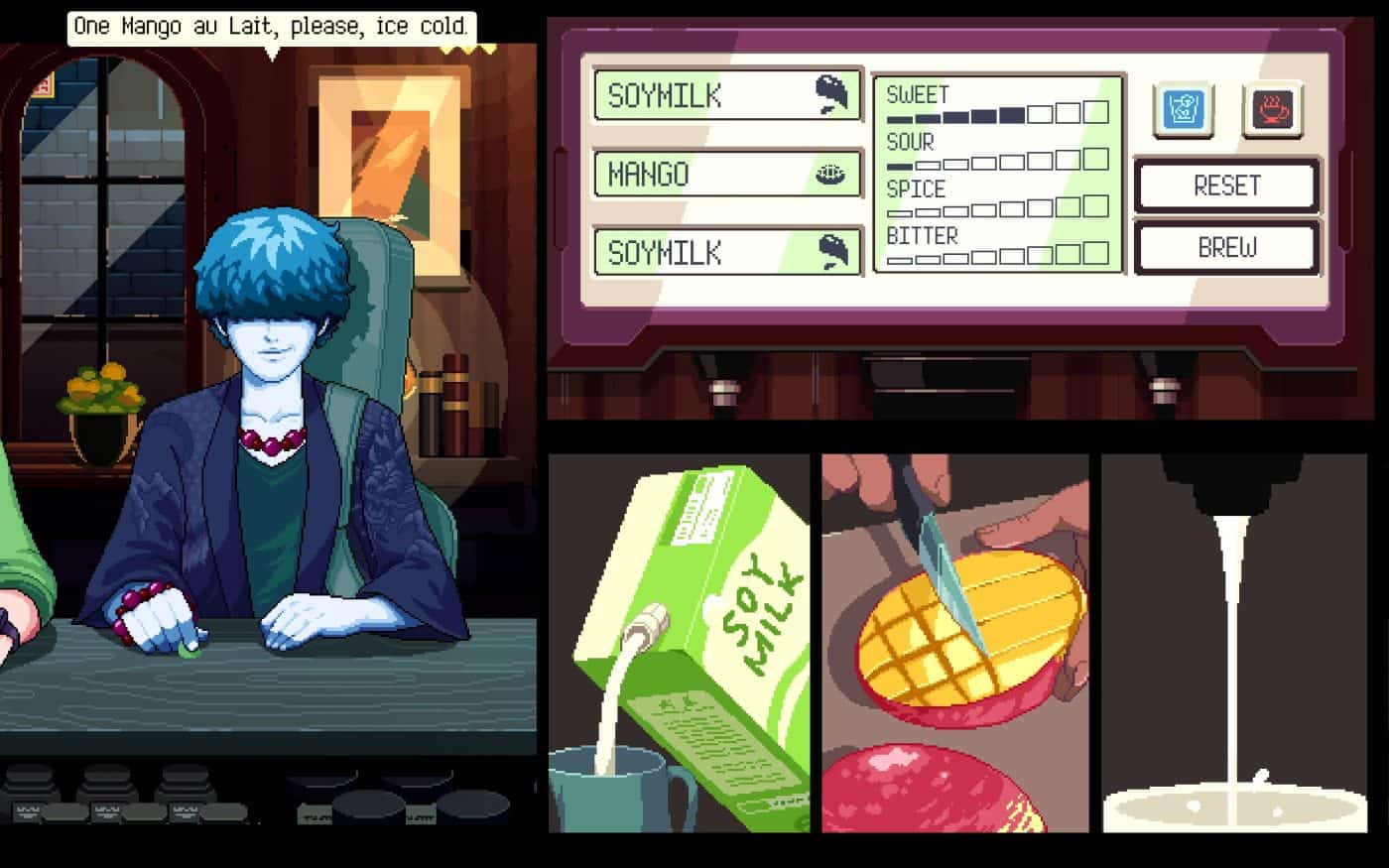Coffee Talk Tokyo gameplay
