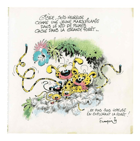 Les Nid de Marsupilamis a Franquin's comic