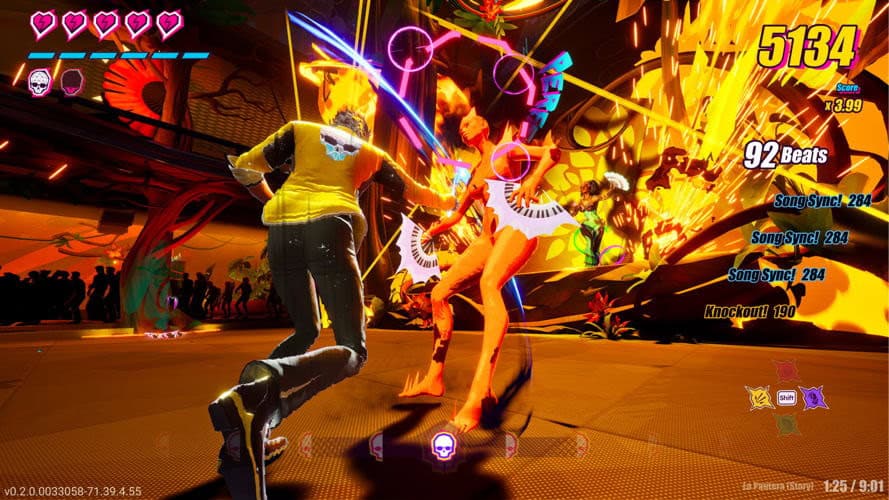 Charlie Disco faces Dahlia, the Panther, in Dead As Disco's boss fight inside The Nightshade.