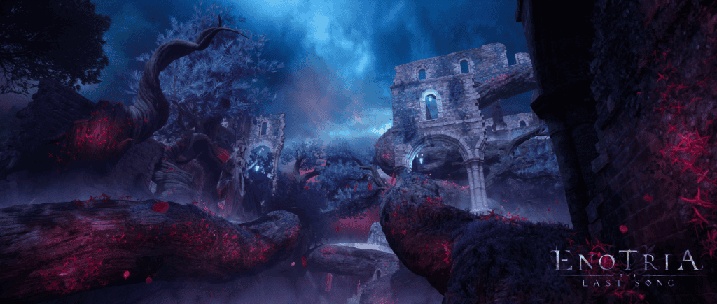 Enotria: The Last Song - Mantelloni Garden by Night